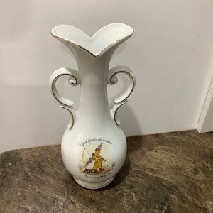 Vintage Holly Hobbie Vase 8 3/4” tall
